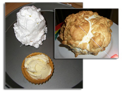 Gegrilltes Eis