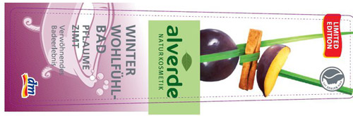 alverde – Winter Wohlfühl-Bad Pflaume Zimt