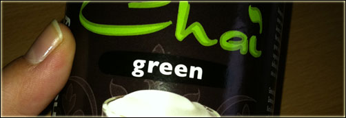 Chai Tea in grün