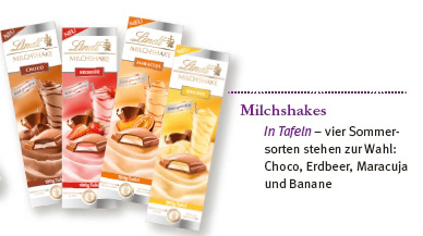 Lindt – neue Tafeln im Februar