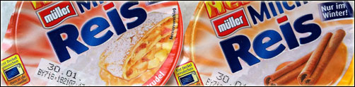 Müller – Heisser Milchreis – Nur im Winter!