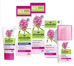 alverde Naturkosmetik: Pflegeserie Alpenrose