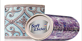 Soft&Sicher: Ovale Taschentücher-Box