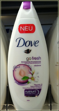 Dove go fresh: ‚rebalance‘ Pflaumen- & Sakura Blütenduft