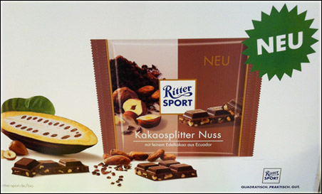 Ritter Sport Bio – Kakaosplitter Nuss