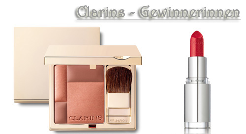 Gewinnerinnen Clarins-Gewinnspiel