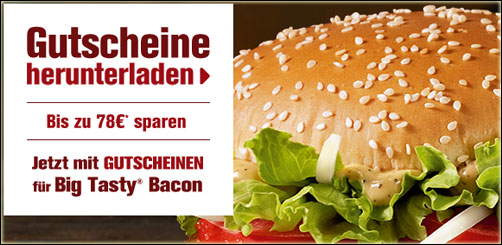 McDonalds - Gutscheine 01/2011