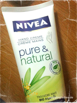 Nivea pure & natural Hand Creme