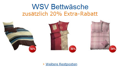 Sonderangebote & Restposten