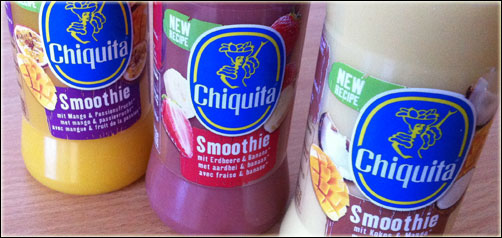 Chiquita: 3 neue Smoothies
