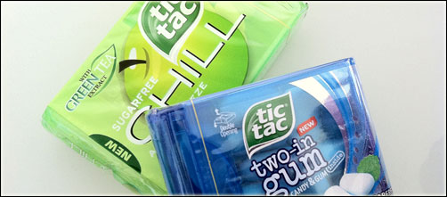 tic tac: two-in-gum & Chill
