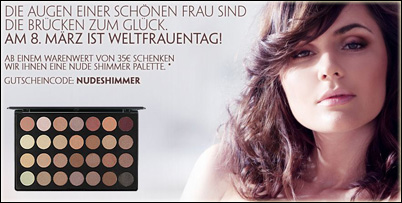 Zoeva.de - Frauentagsaktion