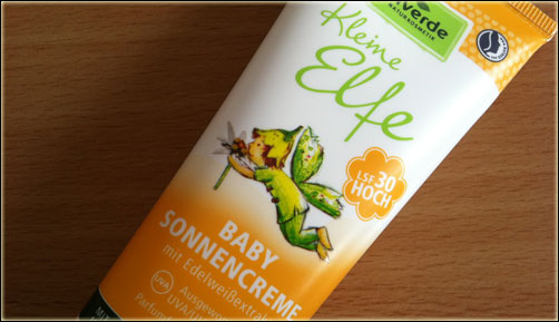 alverde: Kleine Elfe Baby Sonnencreme mit Edelweißextrakt