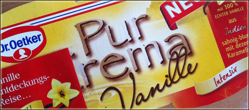 Dr. Oetker: Pur Crema Vanille intensiv