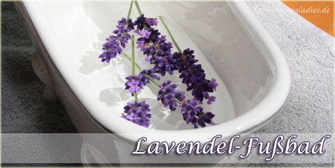 Fussbad mit Lavendel