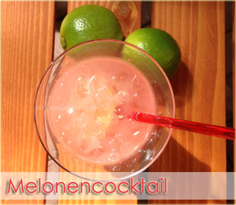 Sommercocktail mit Melone