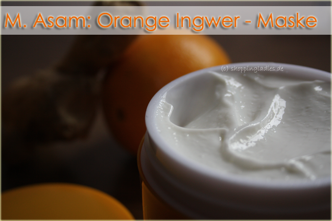 M. Asam: Orange & Ingwer - Maske