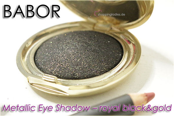 Babor metalic eyeshadow royalblack gold