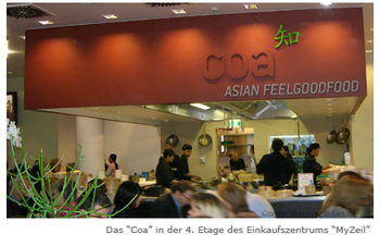 coa®: asian feelgoodfood - im MyZeil Frankfurt